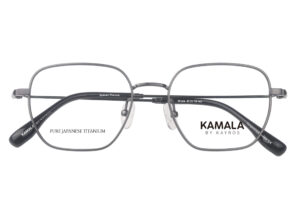 Gafas graduadas de titanio Kamala MIRELLE Dark en vista lateral
