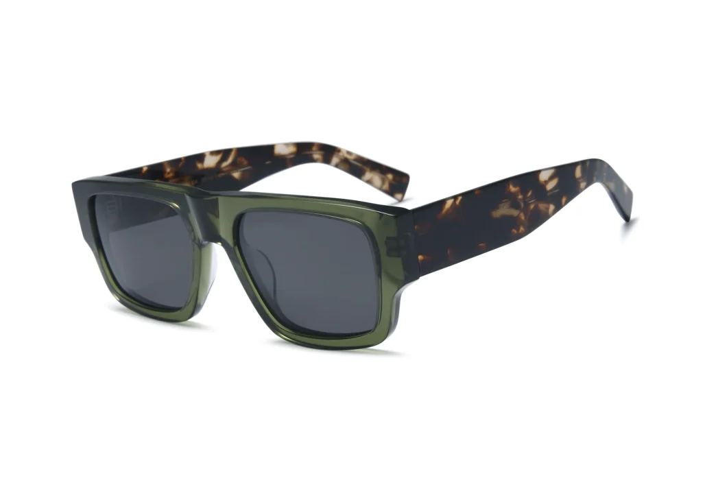 Gafas de sol Kamala TROY Green en vista frontal