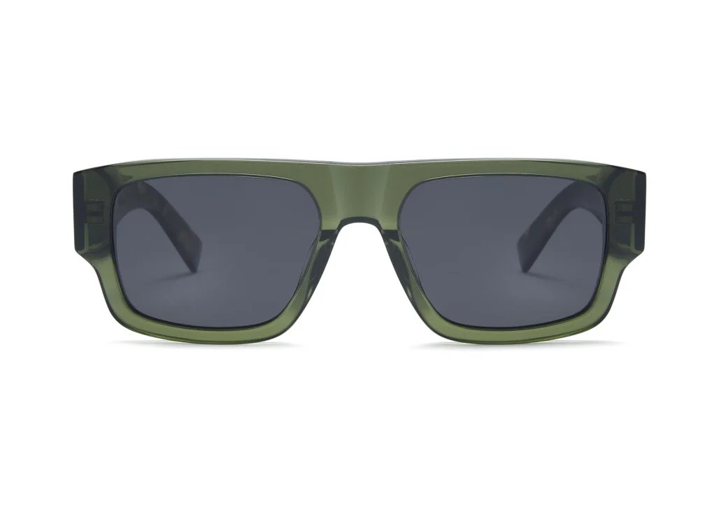 Gafas de sol Kamala TROY Green en vista lateral