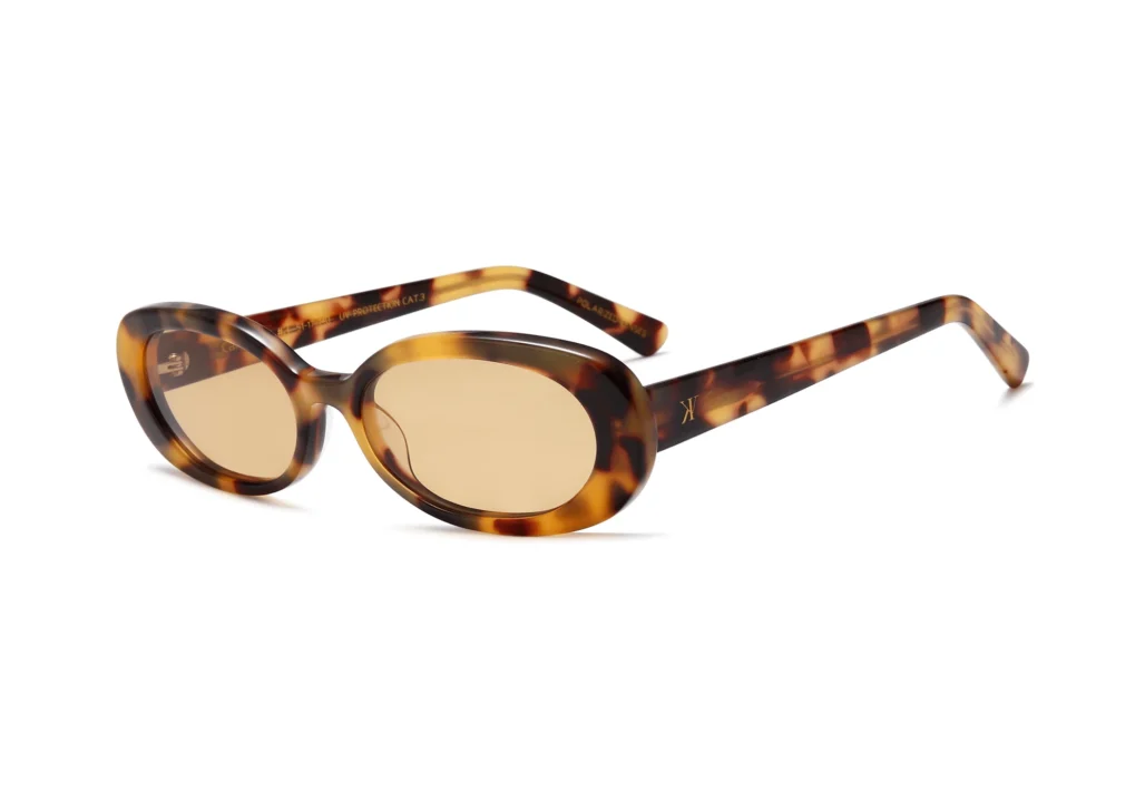 Gafas de sol Kamala CALIFORNIA Camel en vista frontal