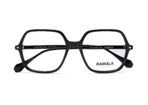Gafas graduadas de acetato Kamala AURORA Black en vista lateral