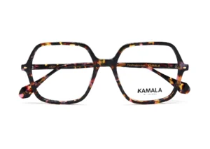 Gafas graduadas de acetato Kamala AURORA Tortoise en vista lateral