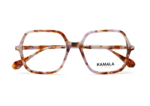 Gafas graduadas de acetato Kamala AURORA Diversal en vista lateral