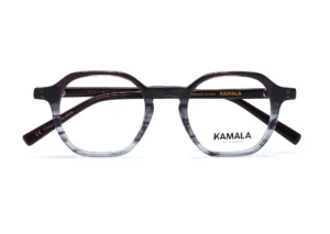 Gafas graduadas de acetato Kamala ELAN Botanic en vista lateral