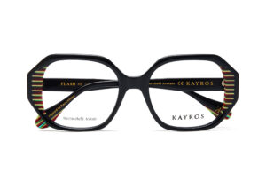 Gafas graduadas Kayros FLASH Dark en vista lateral