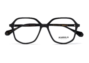 Gafas graduadas de acetato Kamala GLACIAL Black en vista lateral