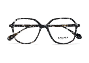 Gafas graduadas de acetato Kamala GLACIAL Stelar en vista lateral