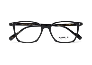 Gafas graduadas de acetato Kamala ICARUS Black en vista lateral