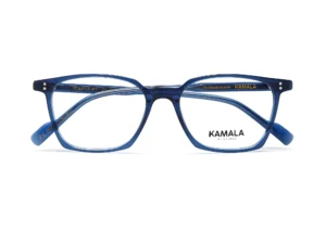Gafas graduadas de acetato Kamala ICARUS Blue en vista lateral