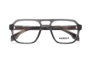 Gafas graduadas de acetato Kamala INDIGO Grey en vista lateral