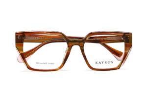 Gafas graduadas Kayros KEY Brown en vista lateral