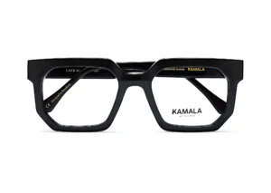 Gafas graduadas de acetato Kamala LAKE Black en vista lateral