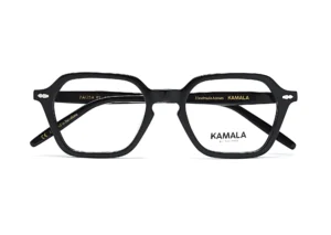 Gafas graduadas de acetato Kamala PAUSA Black en vista lateral