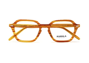 Gafas graduadas de acetato Kamala PAUSA Sabana en vista lateral