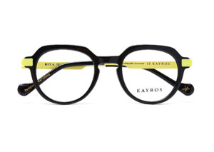 Gafas graduadas Kayros RITA Dark en vista lateral