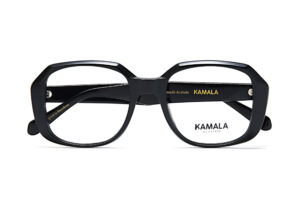 Gafas graduadas de acetato Kamala SERENA Black en vista lateral