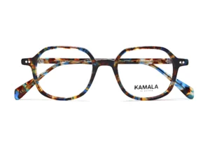 Gafas graduadas de acetato Kamala MIST Mistfondi en vista frontal