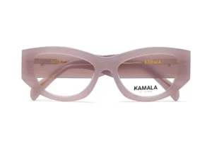 Gafas graduadas de acetato Kamala MUSA Rose en vista frontal