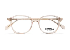Gafas graduadas de acetato Kamala BLOOM Rose en vista lateral