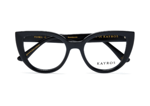 Gafas graduadas Kayros FLORA Black en vista lateral