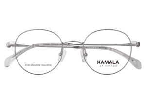 Gafas graduadas de titanio Kayros & Kamala MAYELI Silver en vista lateral