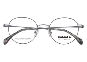 Gafas graduadas de titanio Kayros & Kamala MAYELI Dark en vista lateral