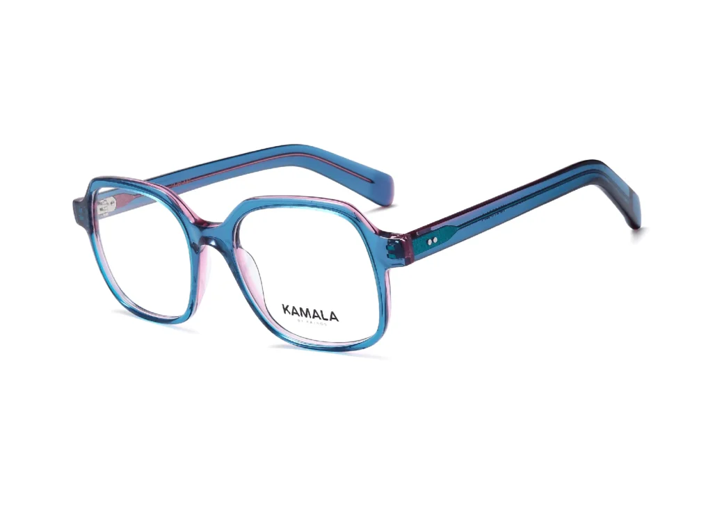 Gafas graduadas de acetato Kamala MUSE Ocean en vista frontal