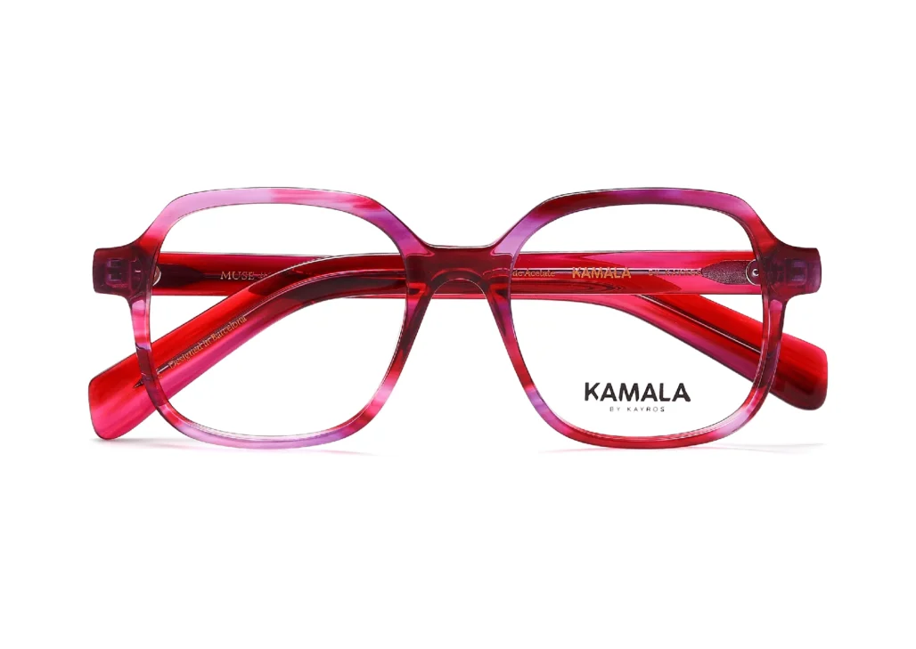 Gafas graduadas de acetato Kamala MUSE Velvet en vista frontal