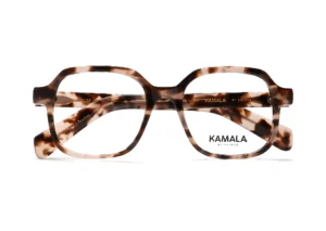 Gafas graduadas de acetato Kamala MUSE Tortoise en vista frontal
