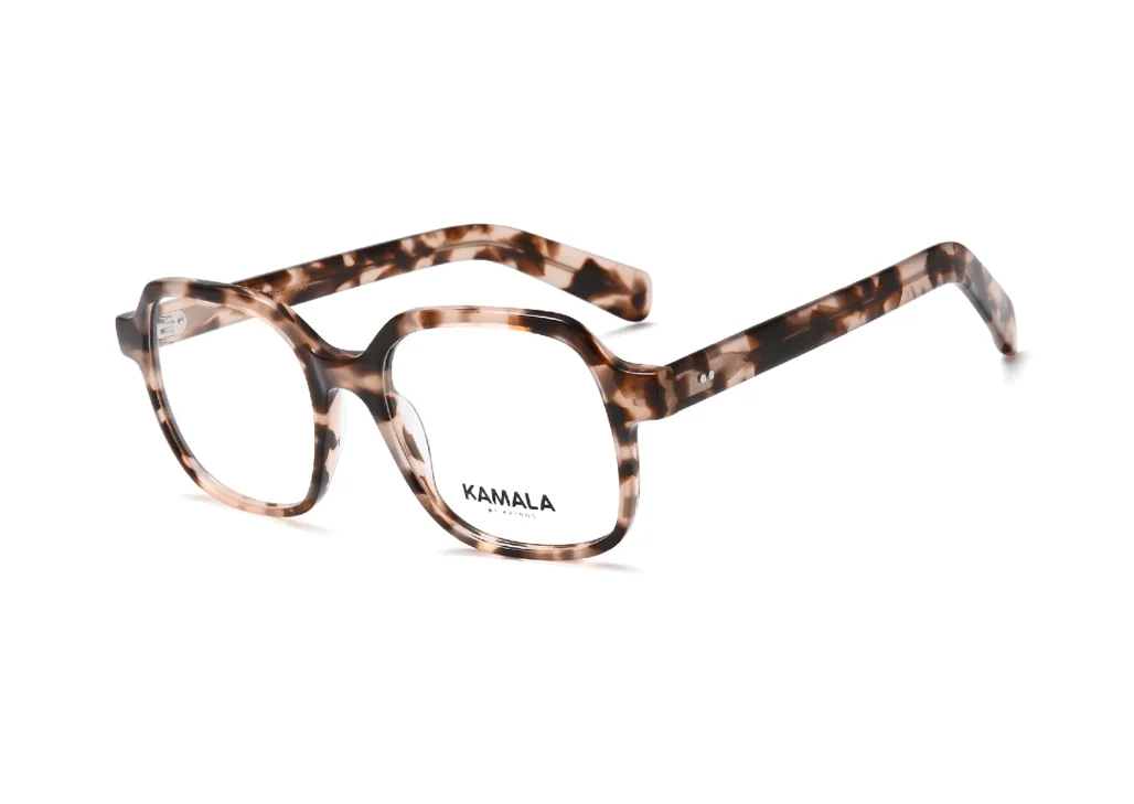 Gafas graduadas de acetato Kamala MUSE Tortoise en vista frontal
