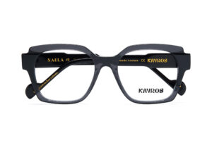 Gafas graduadas Kayros NAELA Dark en vista lateral