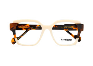 Gafas graduadas Kayros NAELA White en vista lateral