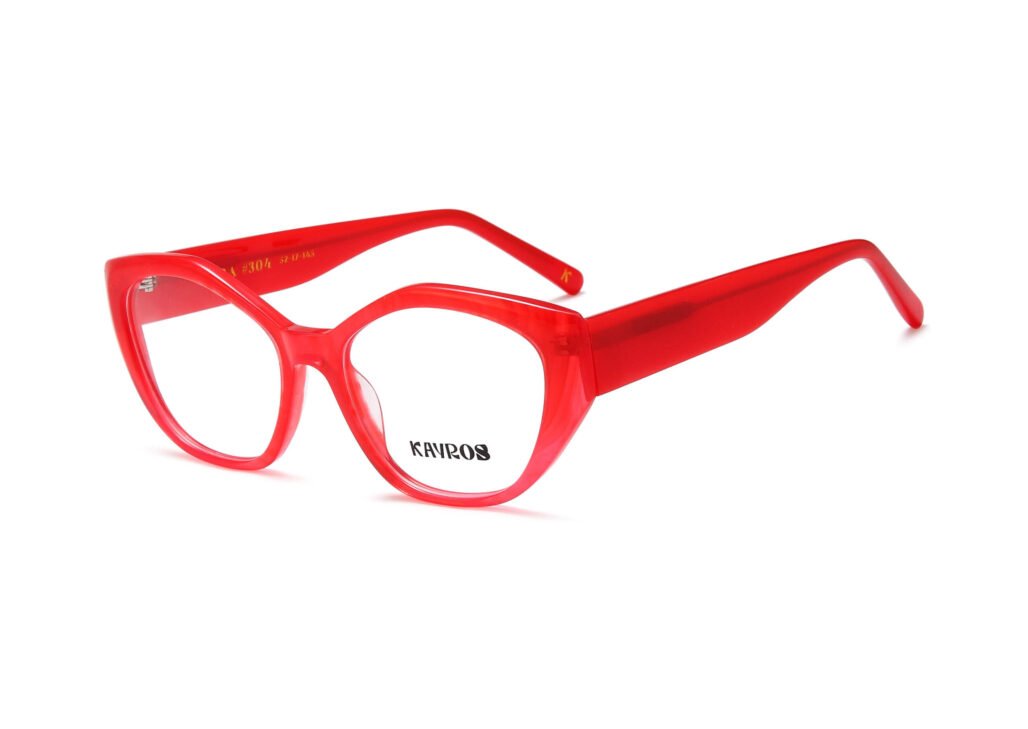 Gafas graduadas Kayros ZERA Red en vista frontal