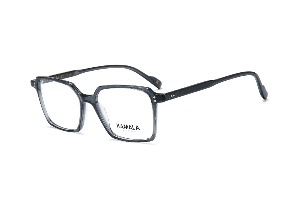 Gafas graduadas de acetato Kamala NECTAR Grey en vista frontal