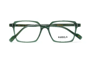 Gafas graduadas de acetato Kamala NECTAR Green en vista frontal