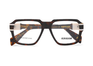 Gafas graduadas Kayros LOTO Tortoise en vista lateral