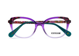 Gafas graduadas Kayros MAIKA Purple en vista lateral