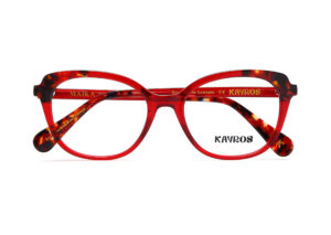 Gafas graduadas Kayros MAIKA Red en vista lateral