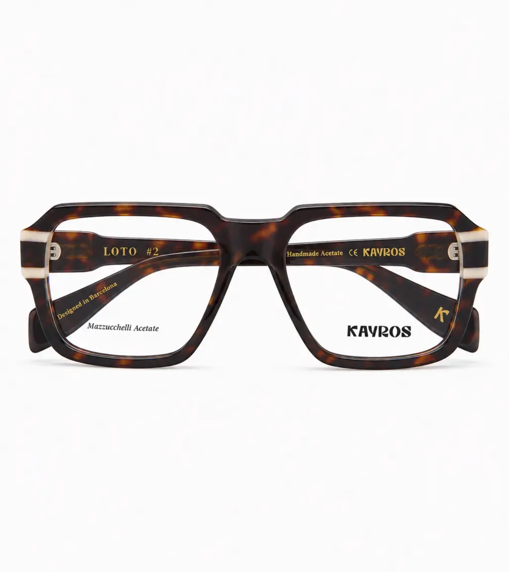 Gafas graduadas Kayros Loto Tortoise, vista frontal