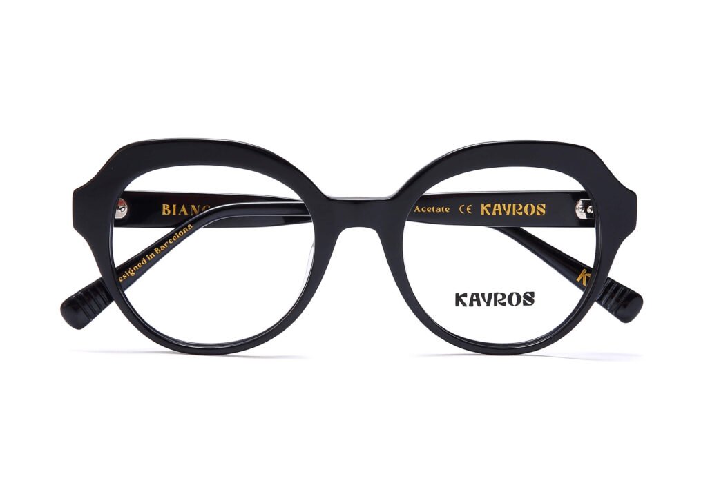 Gafas graduadas Kayros BIANCA Black en vista lateral