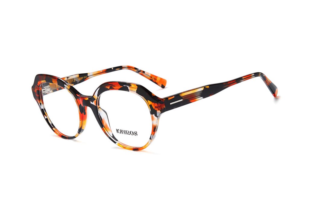 Gafas graduadas Kayros BIANCA Tortoise en vista frontal