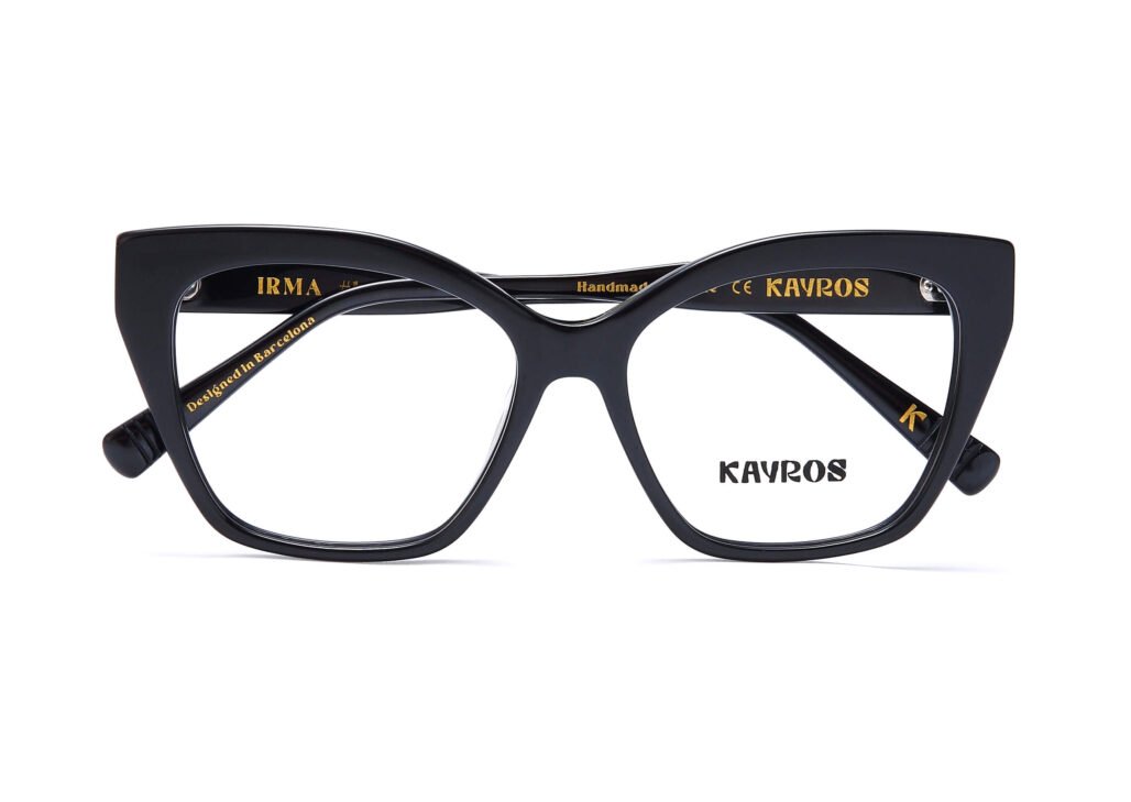Gafas graduadas Kayros IRMA Black en vista lateral