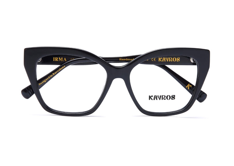 Gafas graduadas Kayros IRMA Black en vista lateral