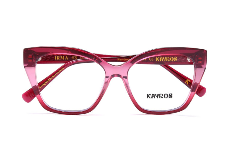Gafas graduadas Kayros IRMA Pink en vista lateral