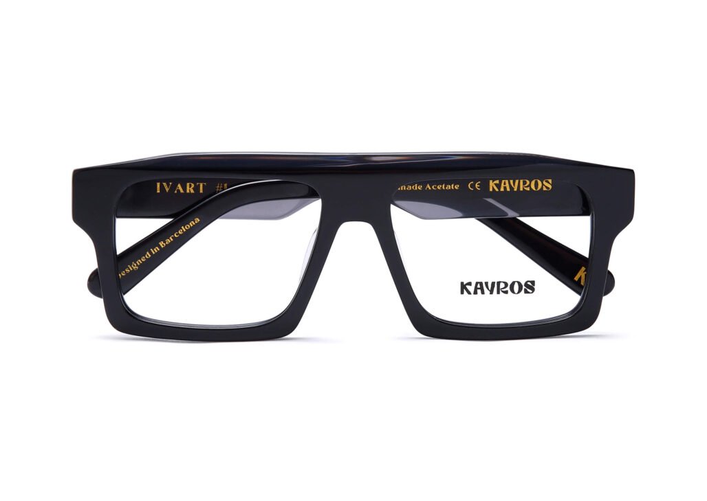 Gafas graduadas Kayros IVART Black en vista lateral