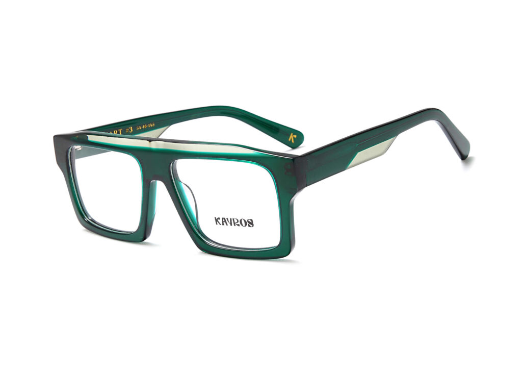 Gafas graduadas Kayros IVART Green en vista frontal