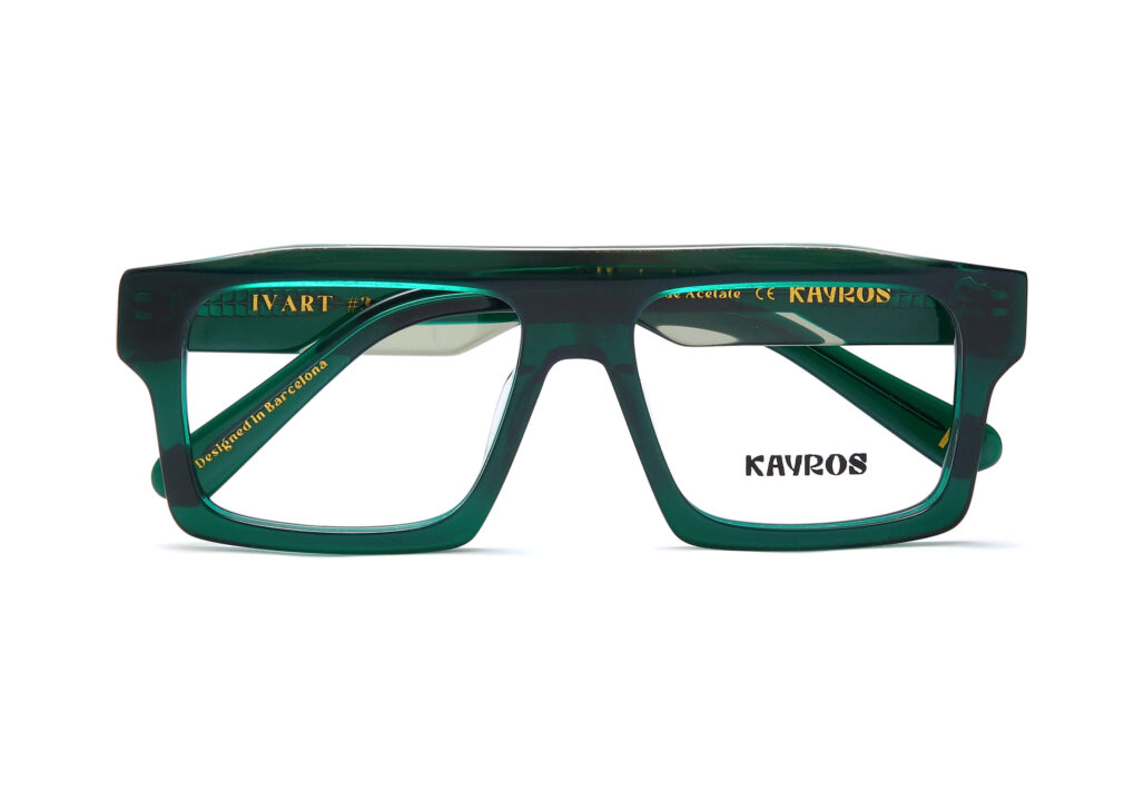 Gafas graduadas Kayros IVART Green en vista lateral
