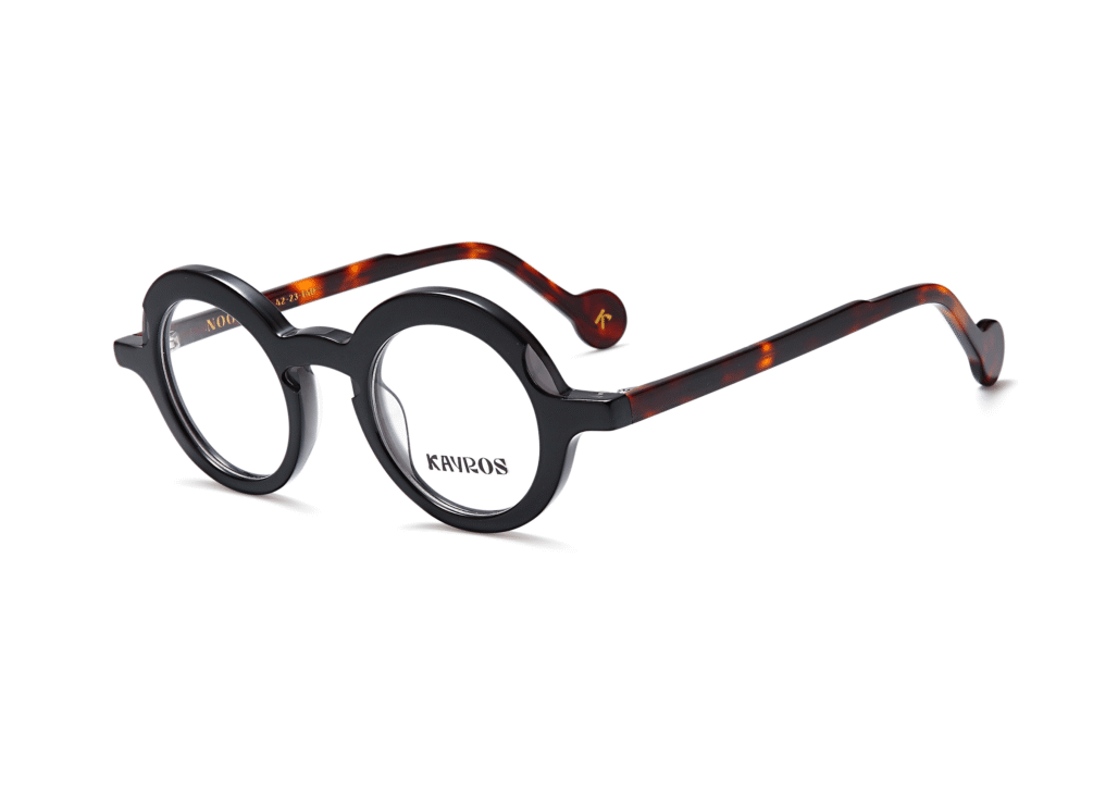 Gafas graduadas Kayros NOOR Black en vista frontal