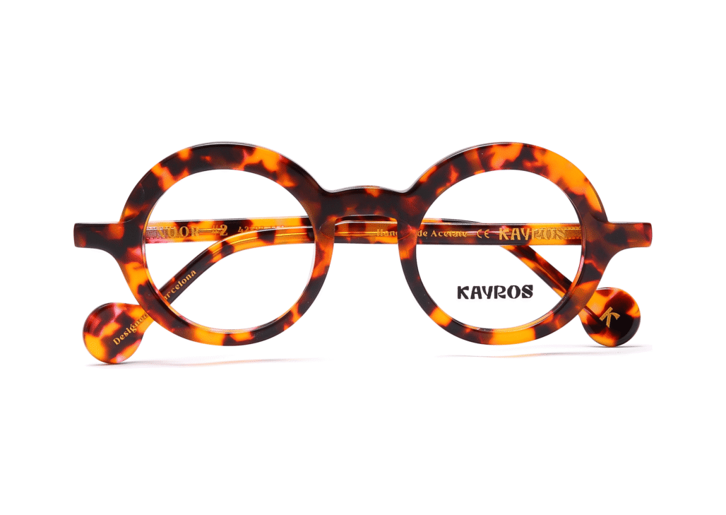 Gafas graduadas Kayros NOOR Tortoise en vista lateral