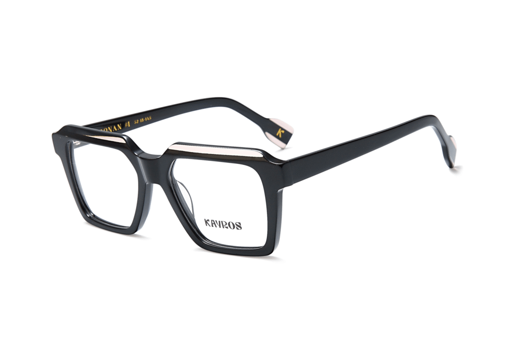 Gafas graduadas Kayros RONAN Black en vista frontal
